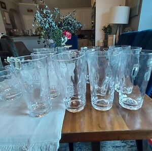 Elegant Clear Acrylics  Tumbler Set 8 Pieces